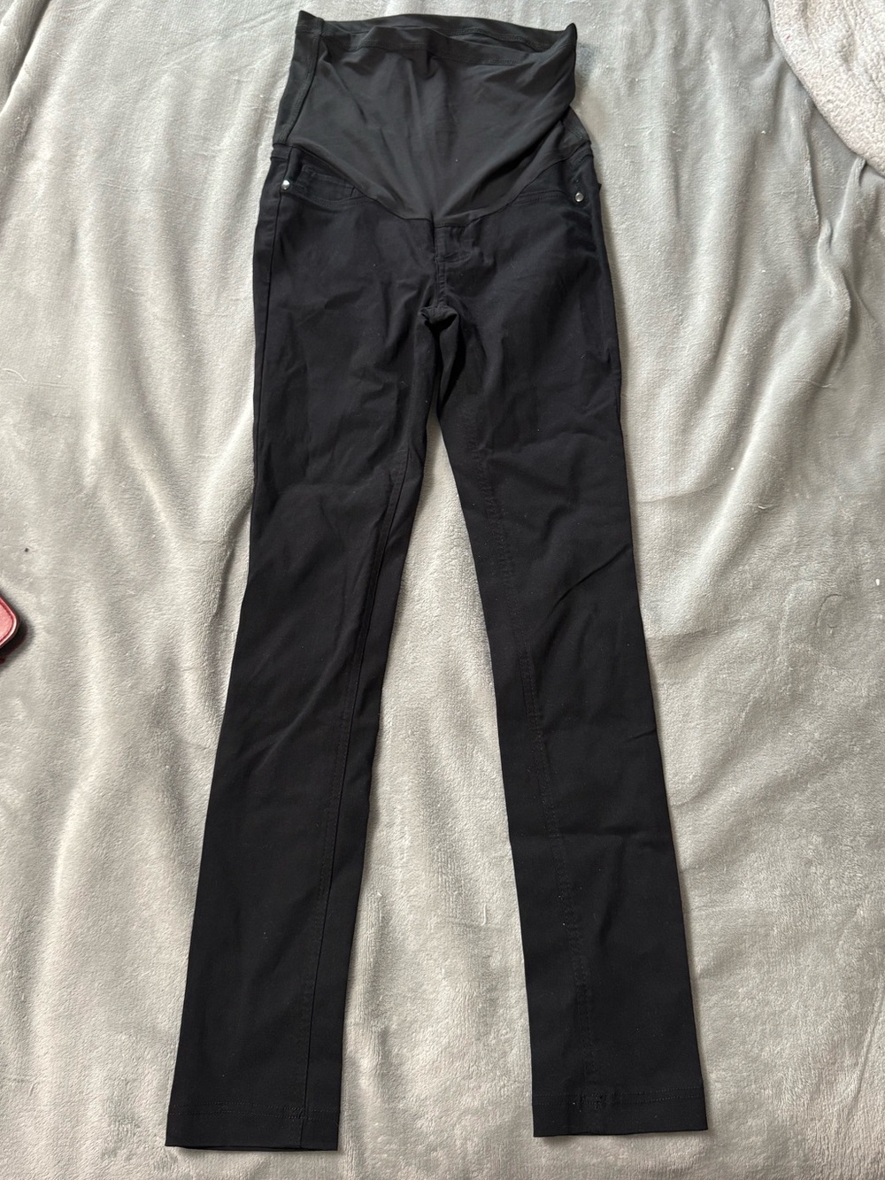 Pinkblush Black Maternity Skinny Jeans with Stretch Panel
